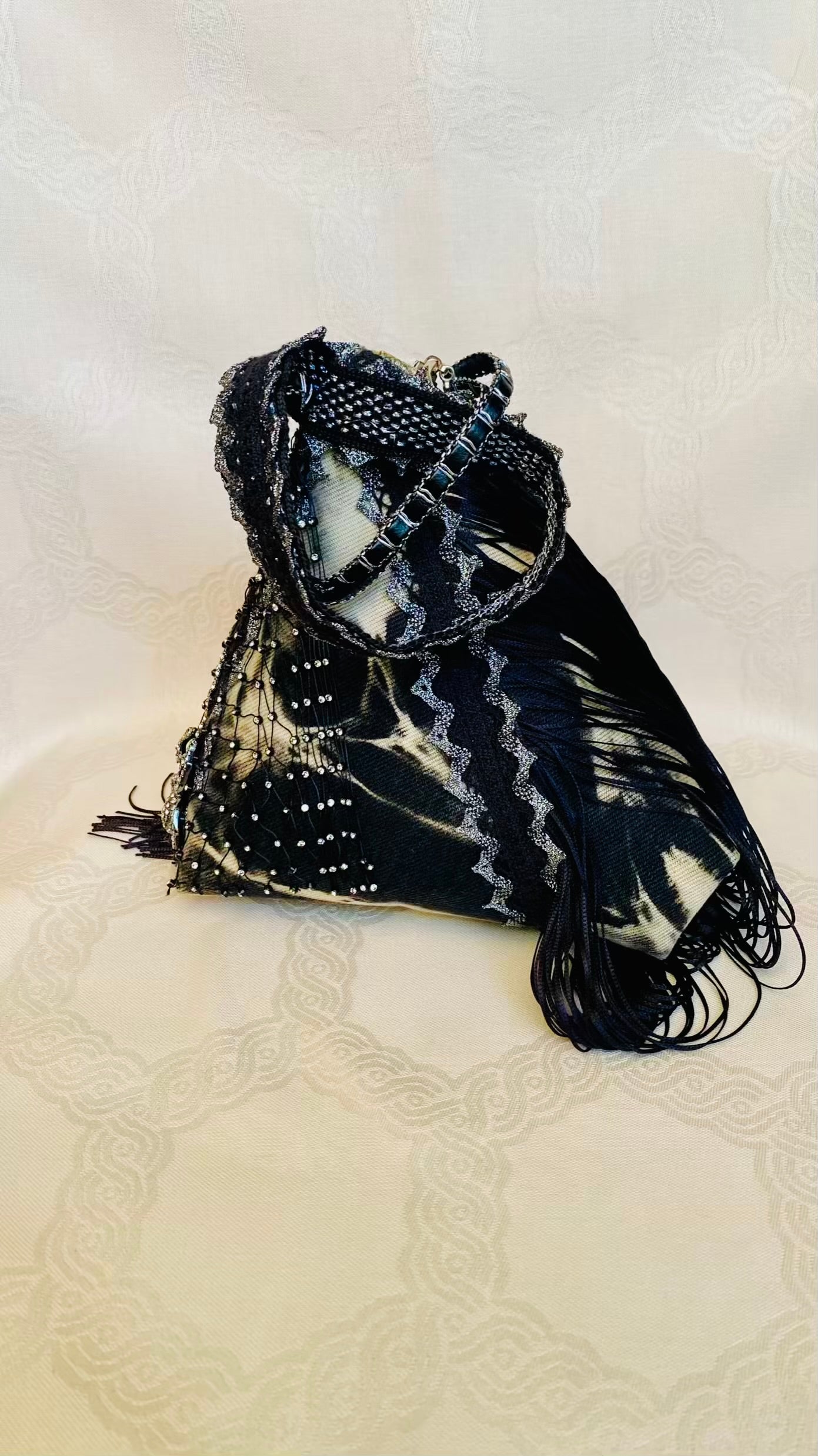 Sac Berlingot MariParis – Collection Rock&Glam     Pièce unique artisanale Fait main en France