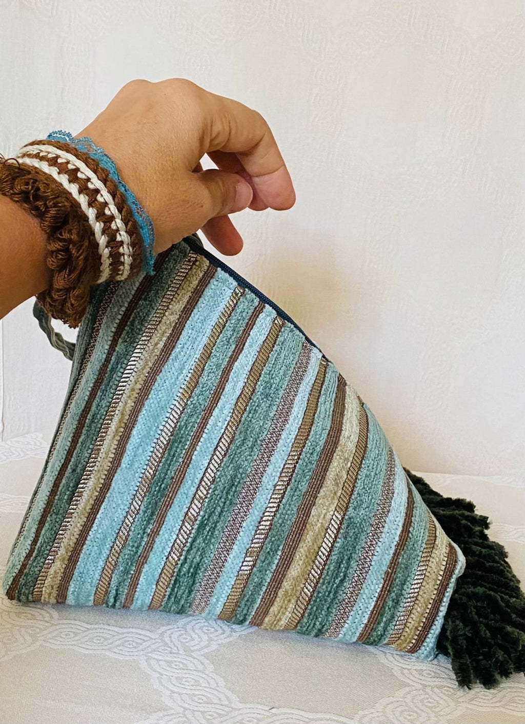 Berlingot Les Années Folles – Bleu Turquoise & Franges
