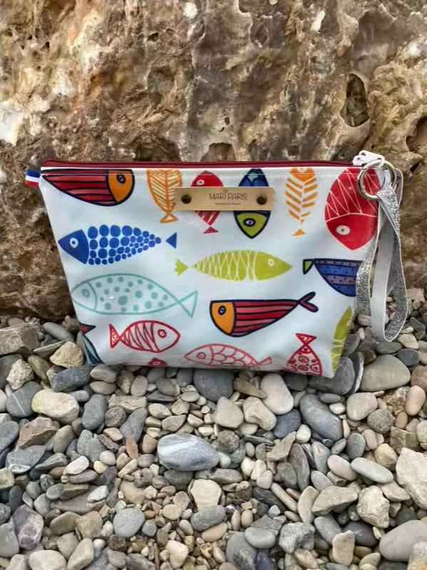 Trousse imperméable MariParis – Collection Trésors Marins