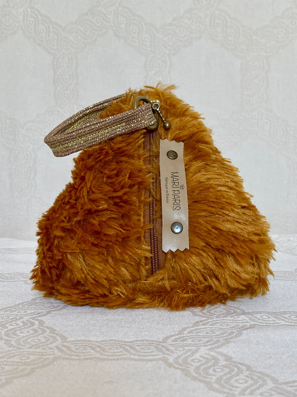 Berlingot Bouffon Caramel – Pochette Fantaisie Fait Main | MariParis