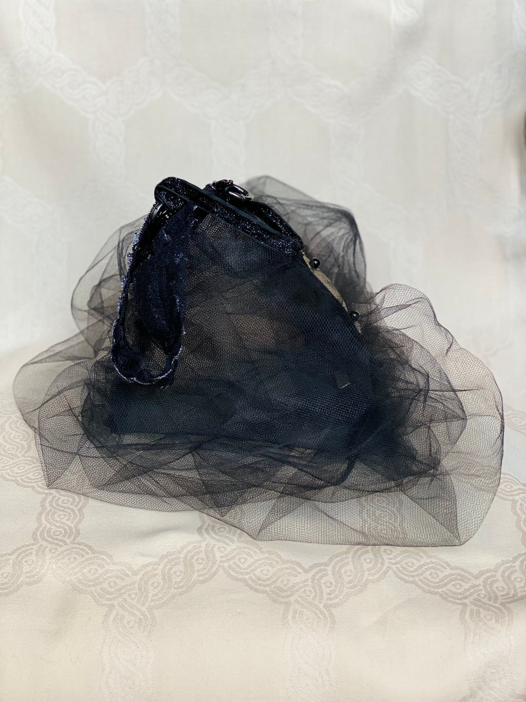 Sac Berlingot Tulle Noir – Collection Rock&Glam MariParis