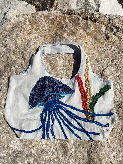 Grand Sac Cabas MariParis – Collection Trésors Marins