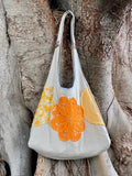 Grand Sac Cabas Par Amour – Lin Chiné – Collection Jardin Impérial