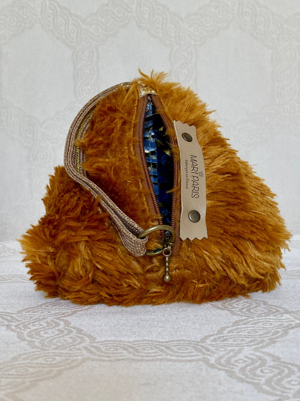 Berlingot Bouffon Caramel – Pochette Fantaisie Fait Main | MariParis