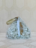 Berlingot Bouffon Blanc Kaki – Pochette Fantaisie Fait Main | MariParis