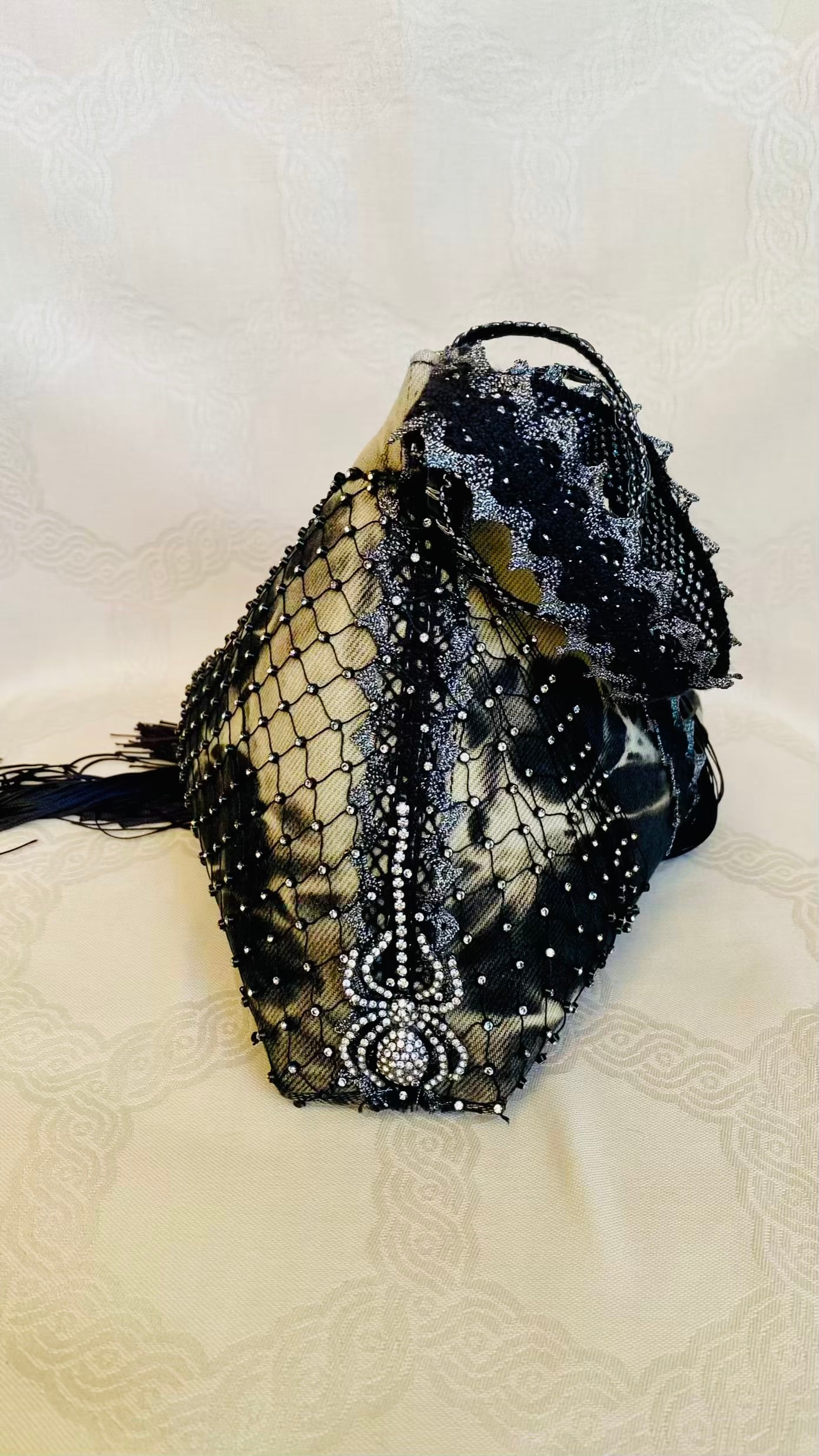Sac Berlingot MariParis – Collection Rock&Glam     Pièce unique artisanale Fait main en France