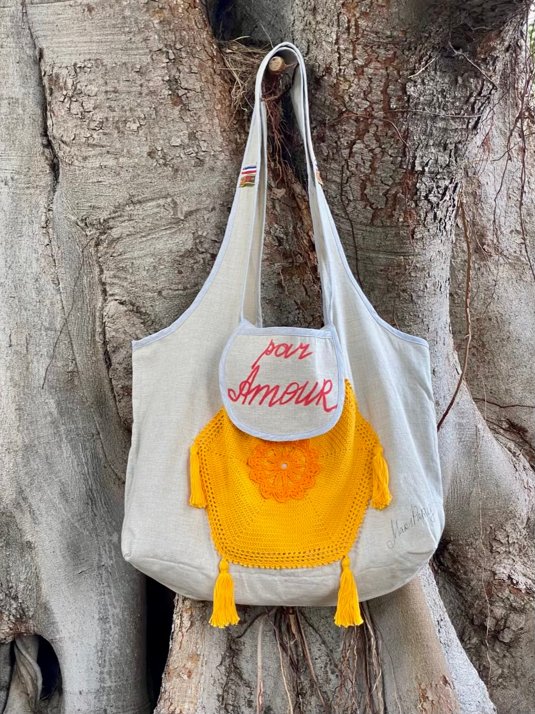 Grand Sac Cabas Soleil – Collection Jardin Impérial