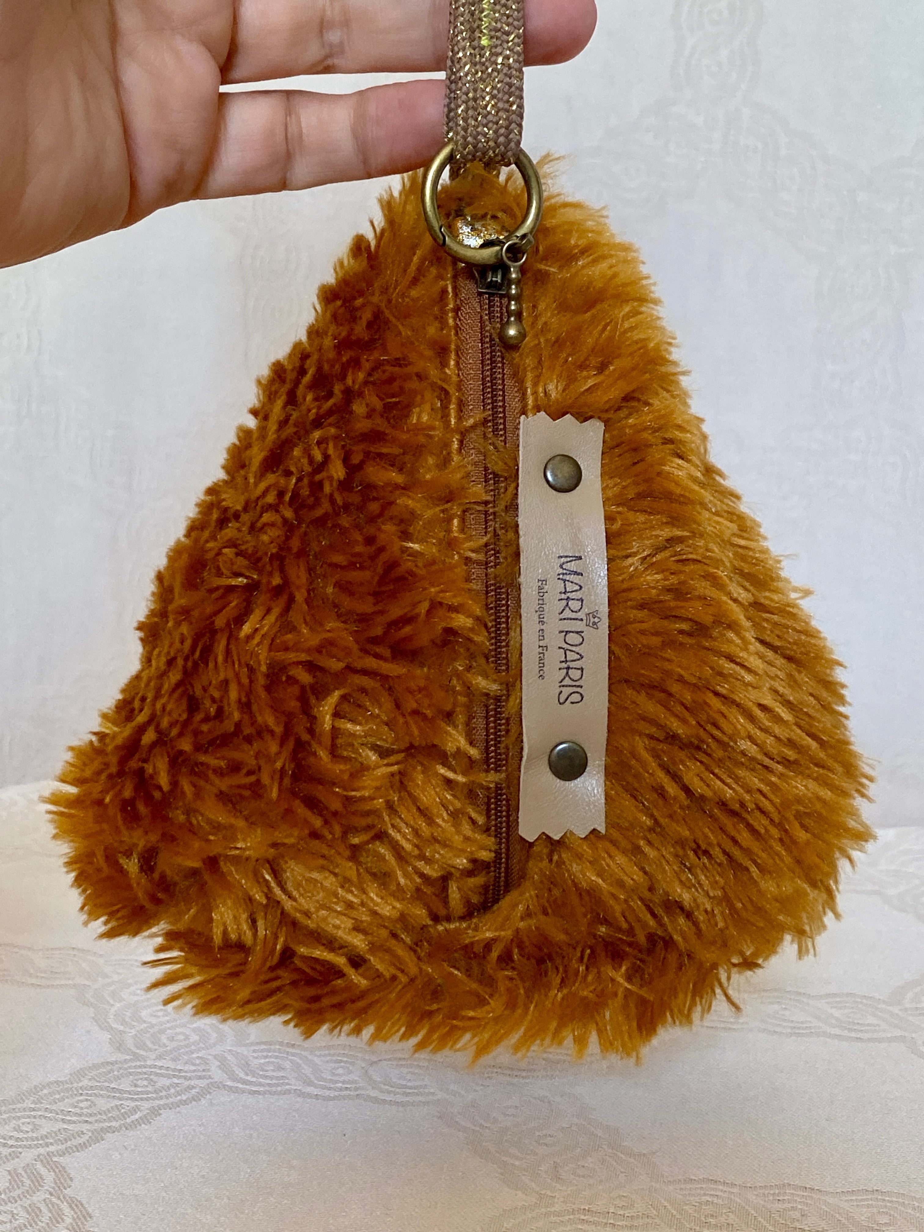 Berlingot Bouffon Caramel – Pochette Fantaisie Fait Main | MariParis