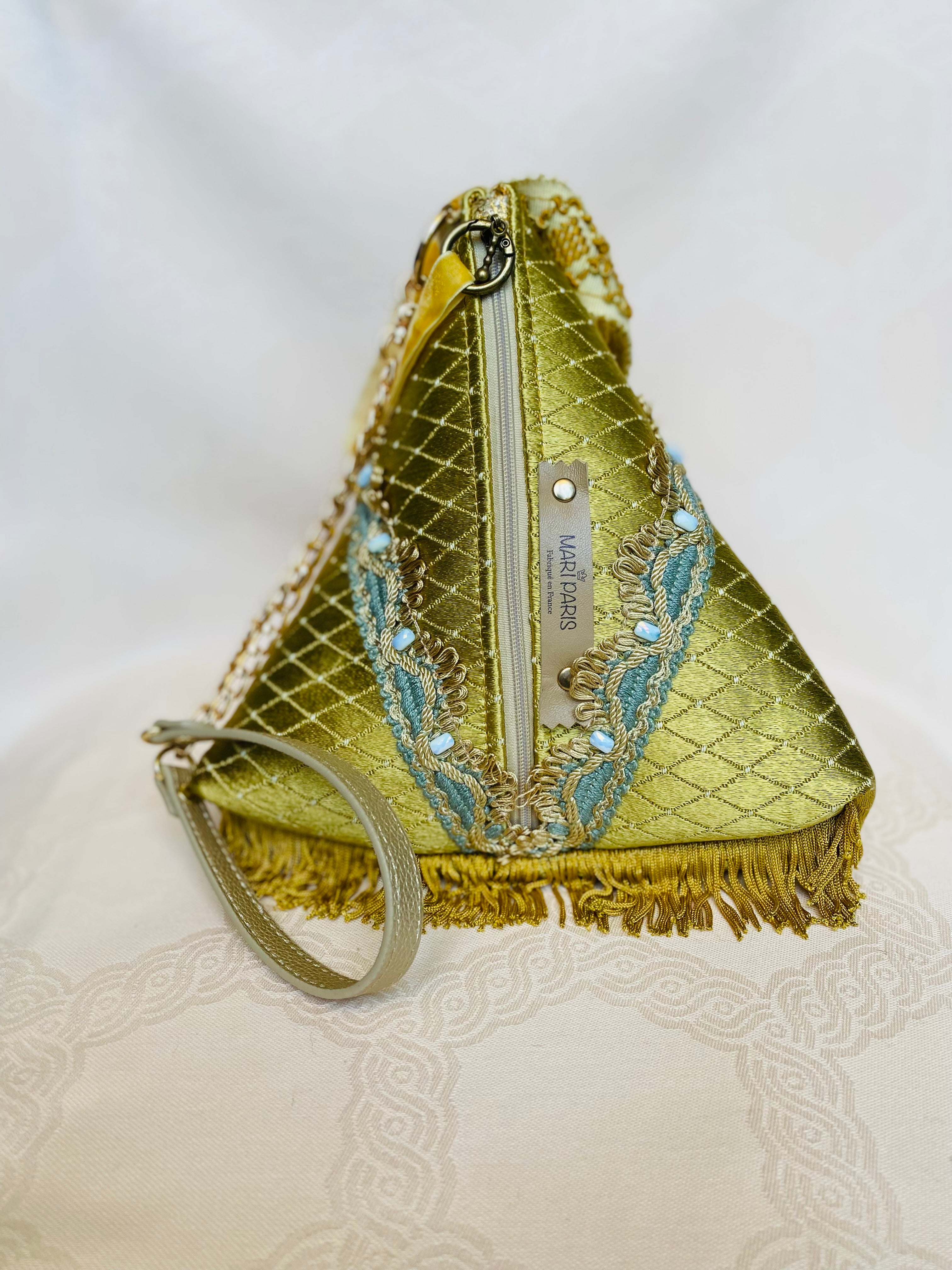 Sac Berlingot MariParis – Collection Marie-Antoinette Pièce unique artisanale Fait main en France