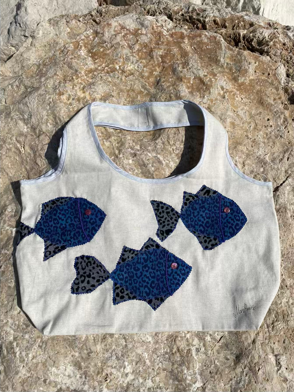Grand Sac Cabas MariParis – Collection Trésors Marins