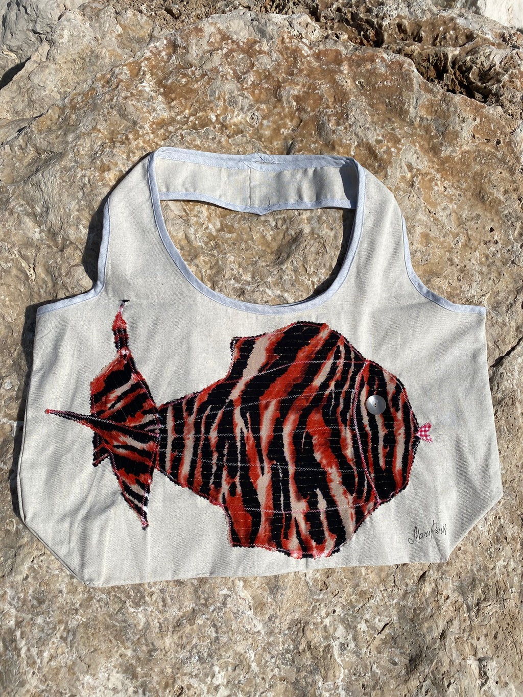 Grand Sac Cabas MariParis – Collection Trésors Marins