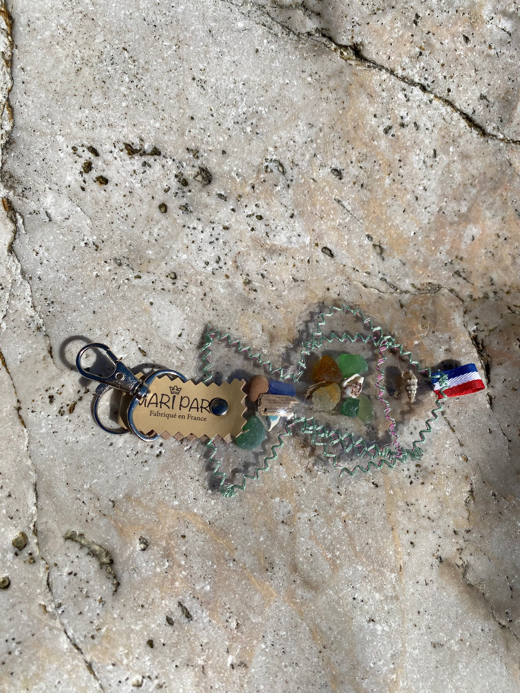 Porte-clés / Bijou de sac MariParis – Collection Trésors Marins