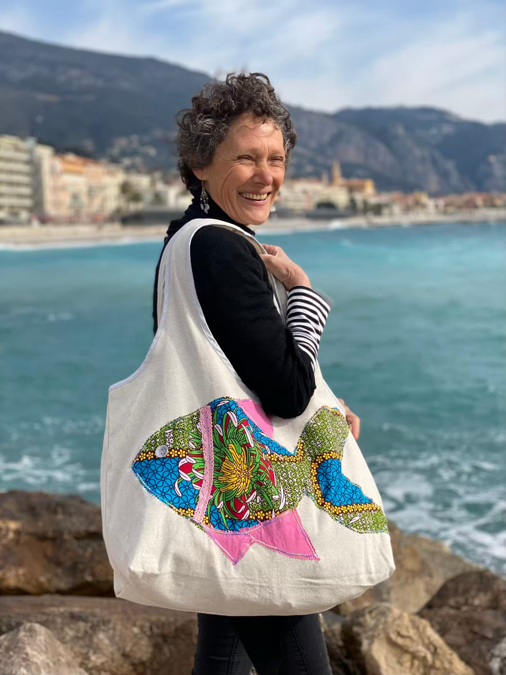 Grand Sac Cabas MariParis – Collection Trésors Marins