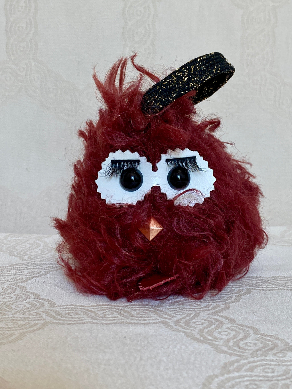 Berlingot Bouffon Bordeaux Grognon – Pochette Fantaisie Fait Main | MariParis