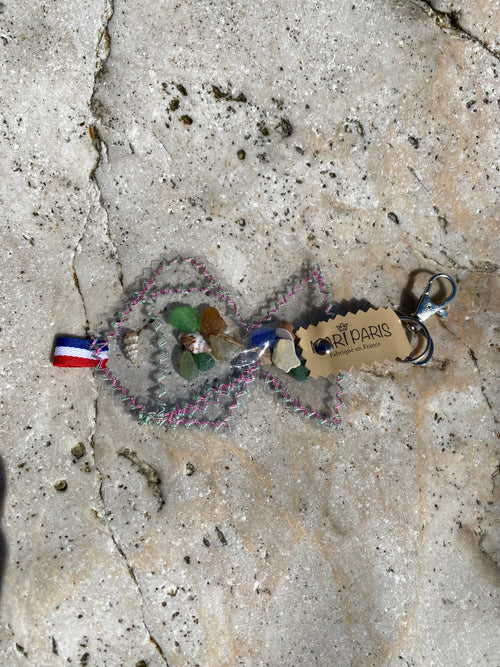 Porte-clés / Bijou de sac MariParis – Collection Trésors Marins