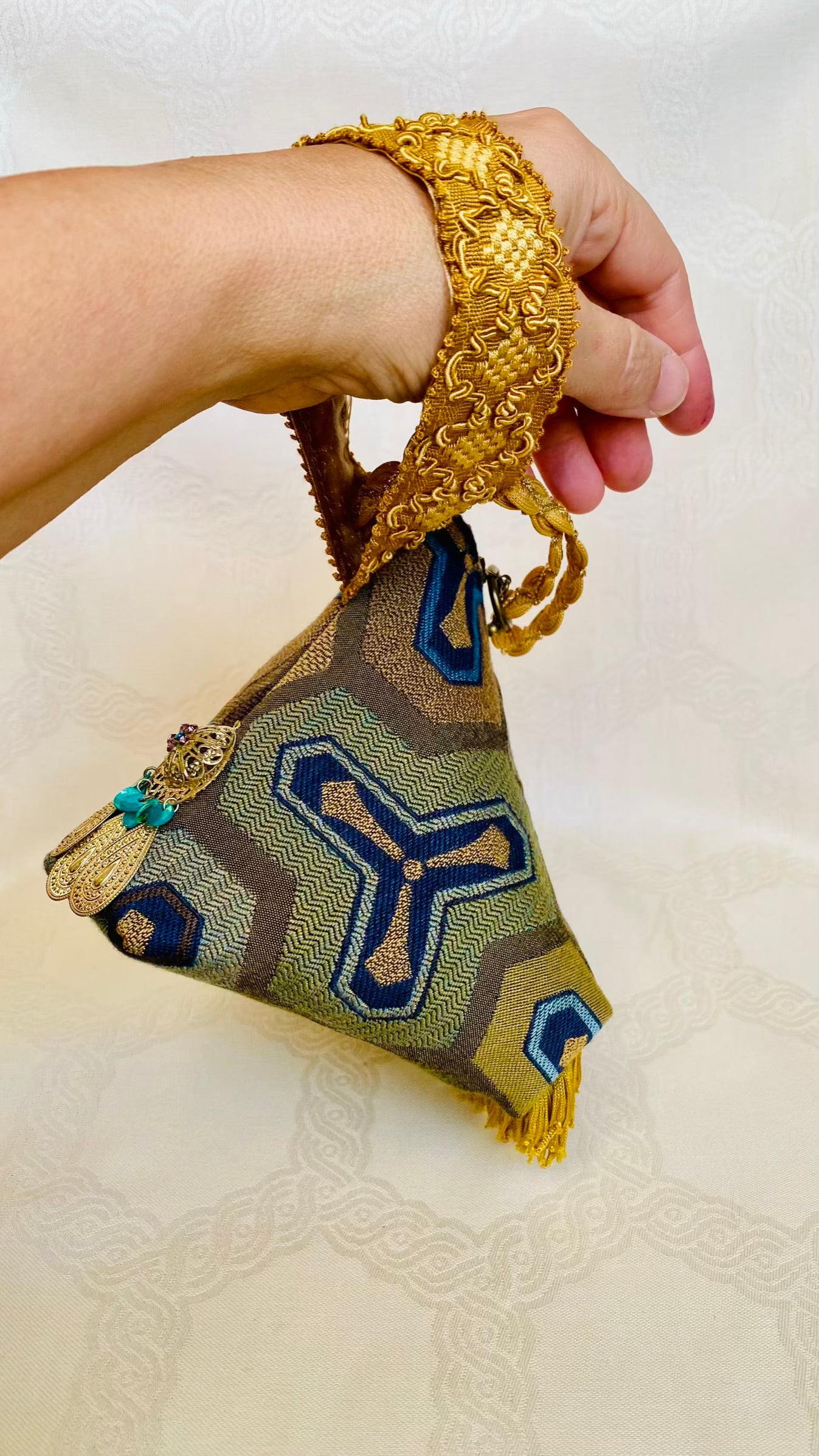 Sac Berlingot MariParis – Collection Les Années Folles Pièce unique artisanale Fait main en France