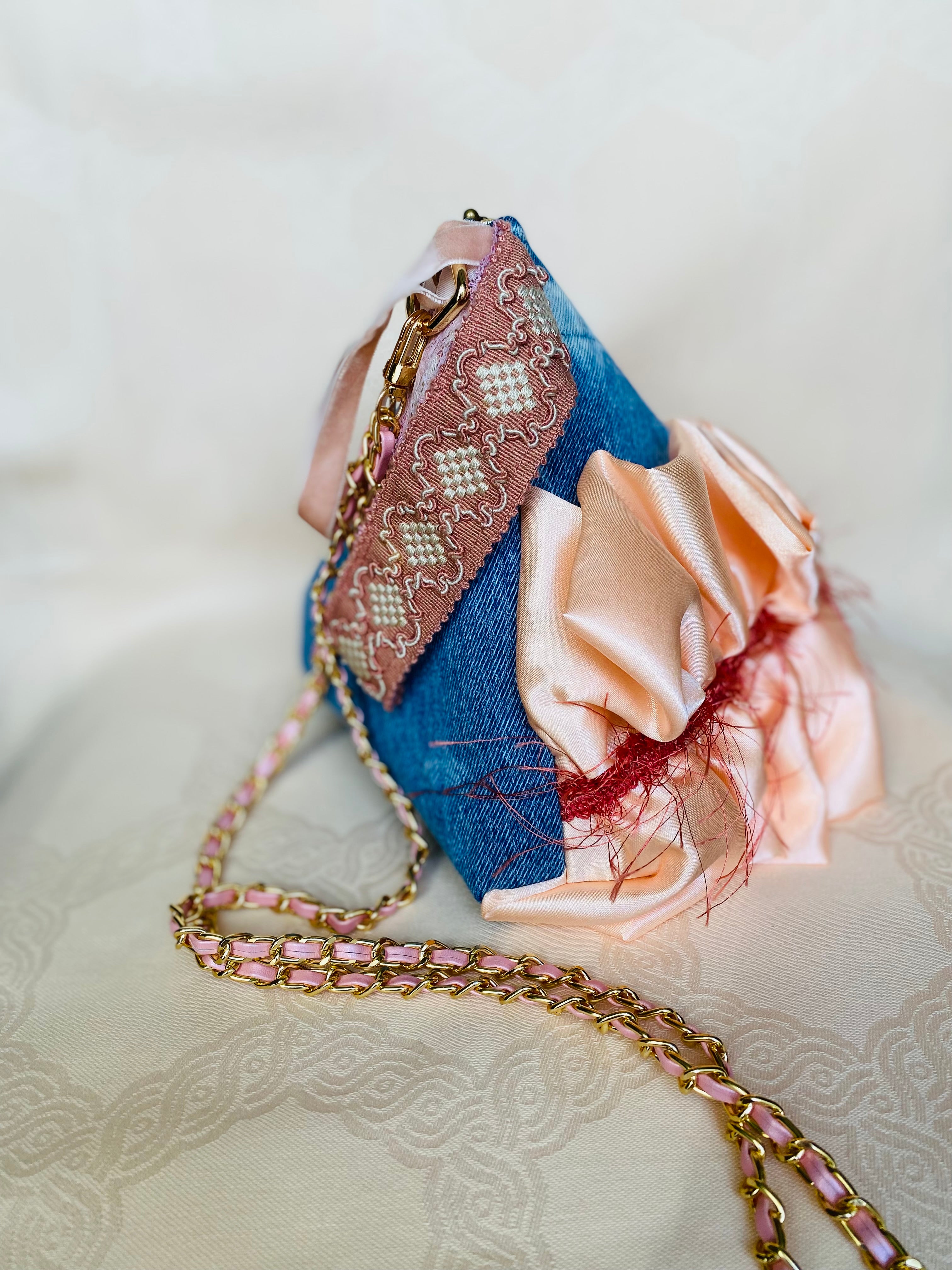 Sac Berlingot  MariParis – Collection Rock & Glam
Pièce unique artisanale faite main en France