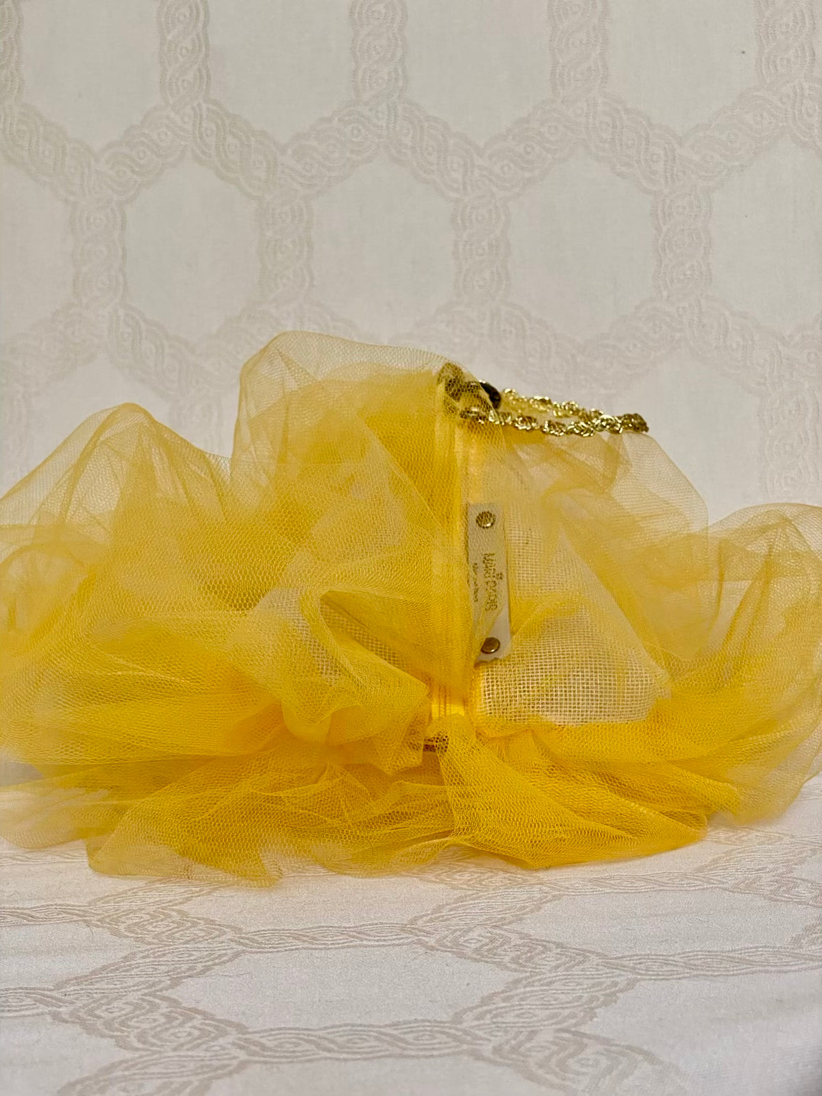 Sac Berlingot Tulle Jaune Soleil – Collection Venise | MariParis
