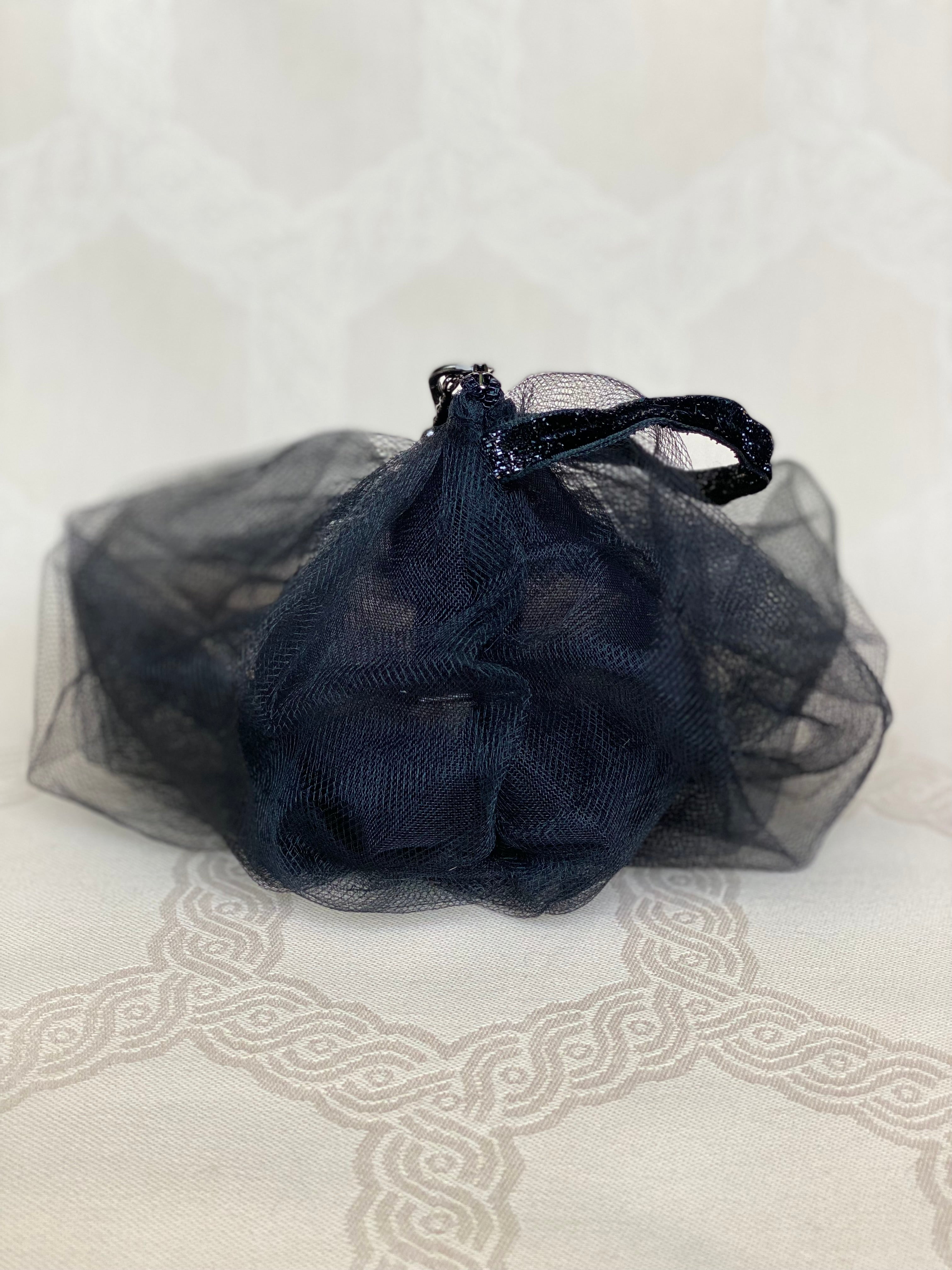 Pochette Berlingot Tulle Noir – Collection Rock&Glam MariParis