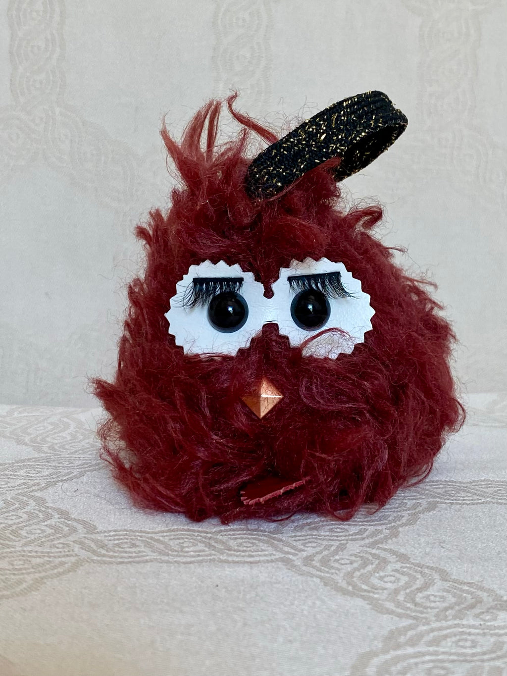Berlingot Bouffon Bordeaux Grognon – Pochette Fantaisie Fait Main | MariParis