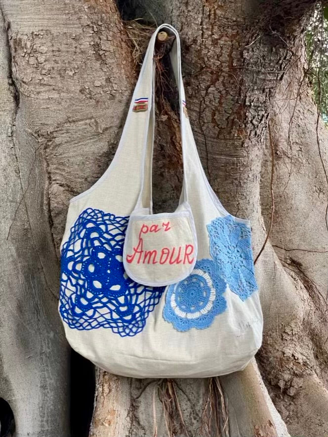 Grand Sac Cabas Par Amour – Collection Jardin Impérial