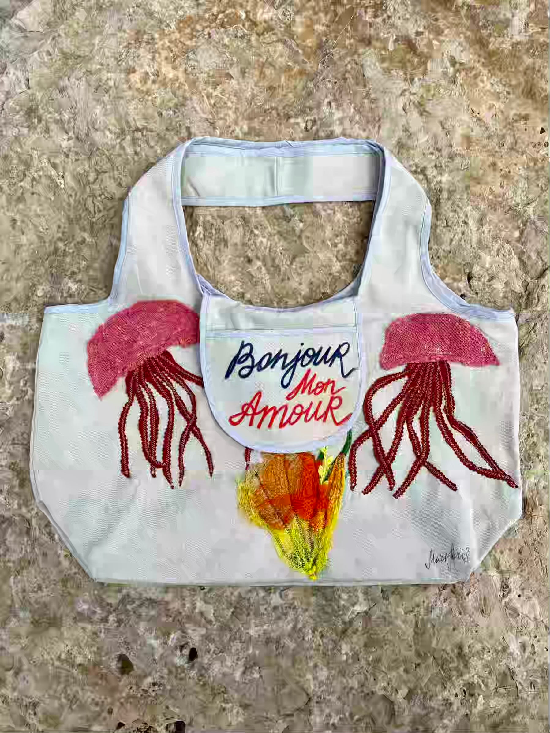 Grand Sac Cabas MariParis – Collection Trésors Marins