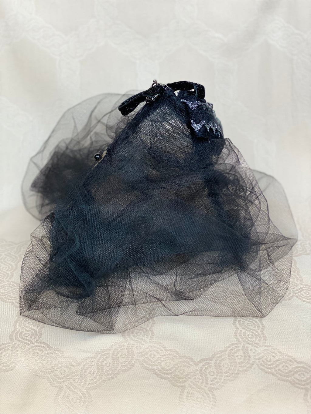 Sac Berlingot Tulle Noir – Collection Rock&Glam MariParis