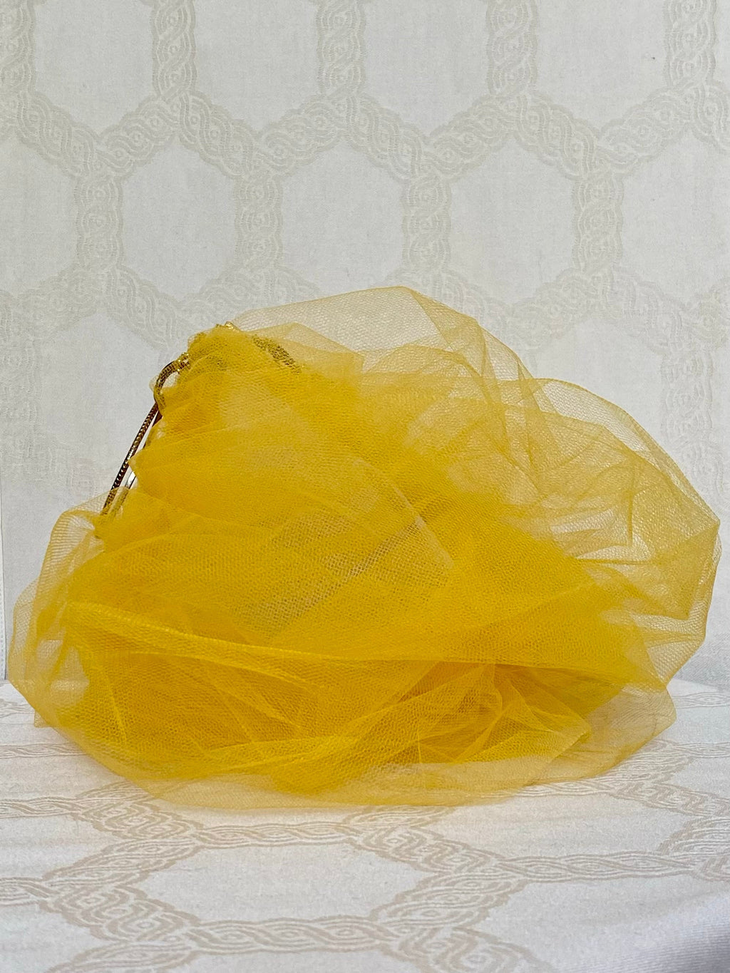 Sac Berlingot Tulle Jaune Soleil – Collection Venise | MariParis