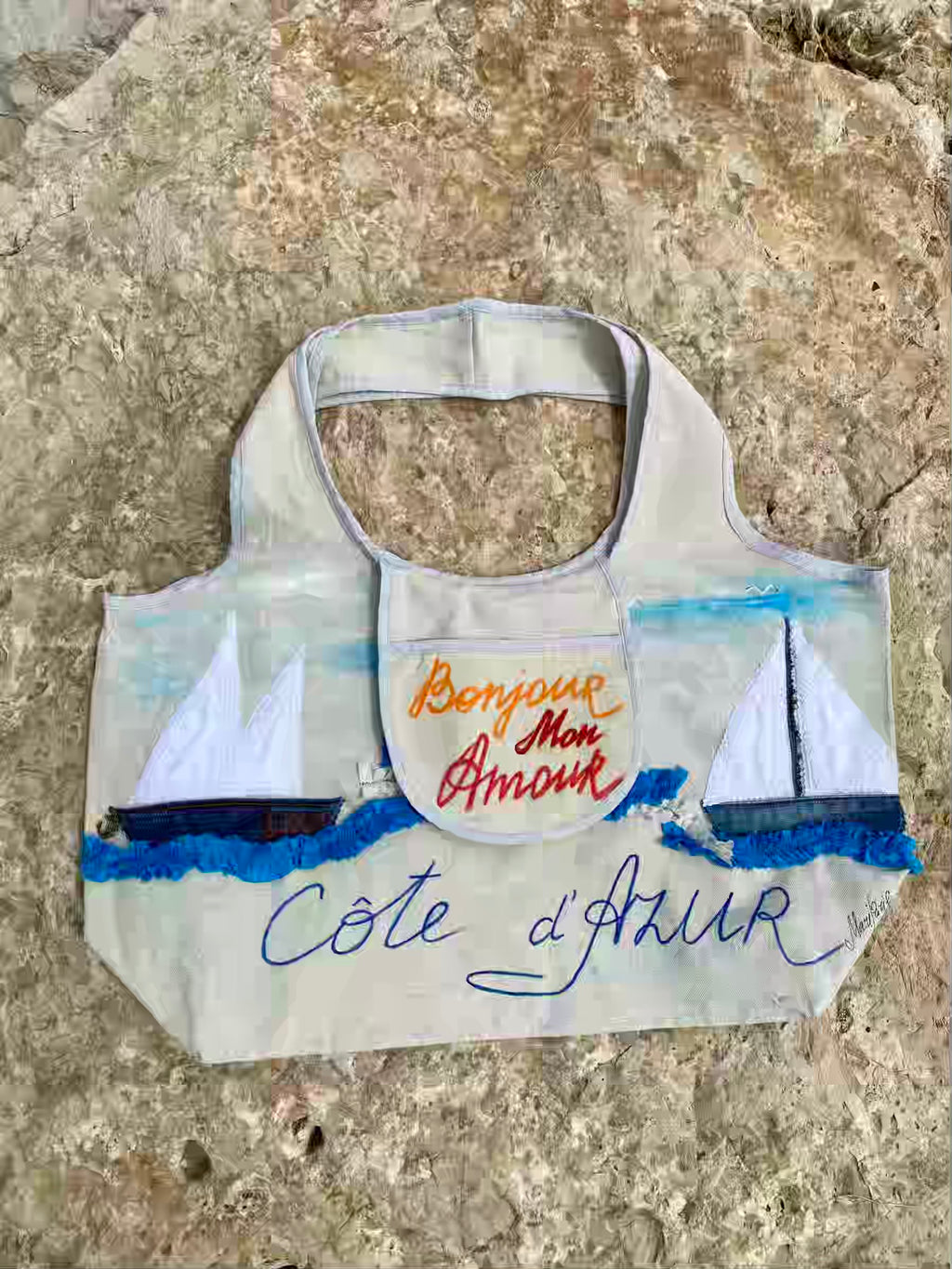 Grand Sac Cabas MariParis – Collection Trésors Marins