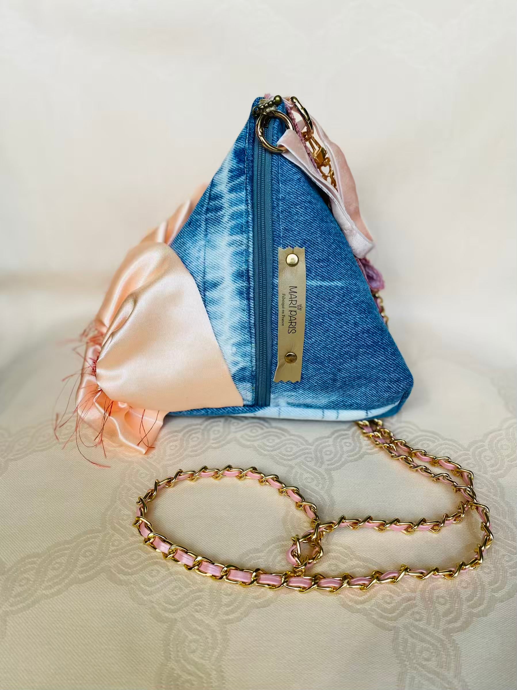 Sac Berlingot  MariParis – Collection Rock & Glam
Pièce unique artisanale faite main en France