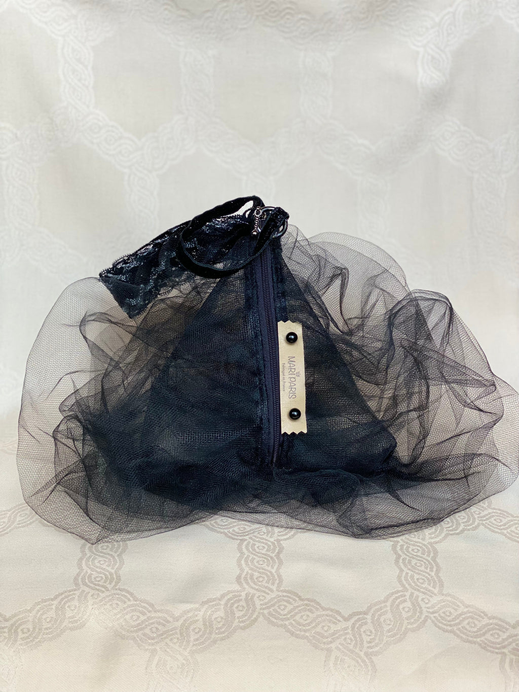 Sac Berlingot Tulle Noir – Collection Rock&Glam MariParis