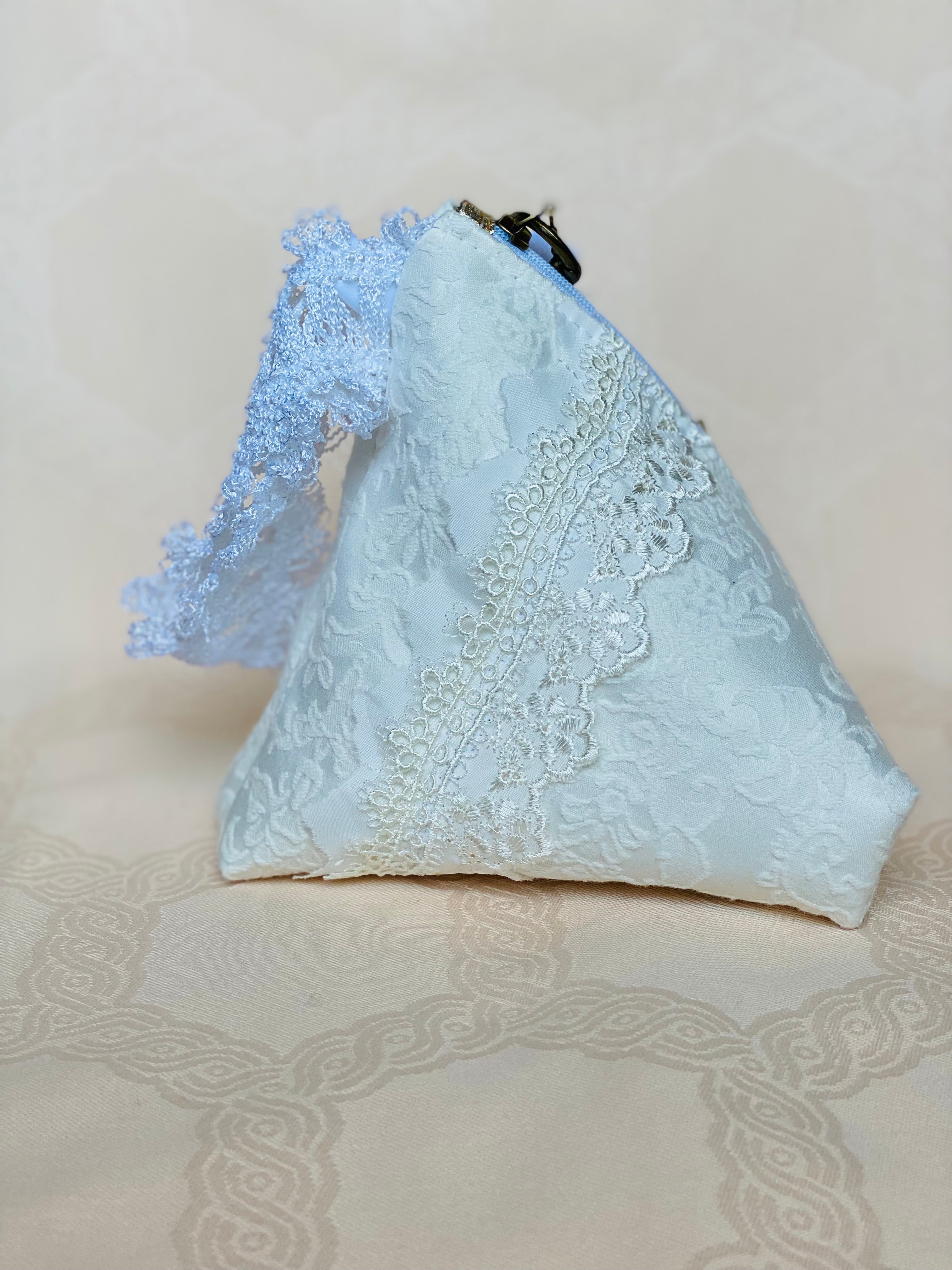 Sac Berlingot MariParis – Collection Mariage          Pièce unique artisanale Fait main en France