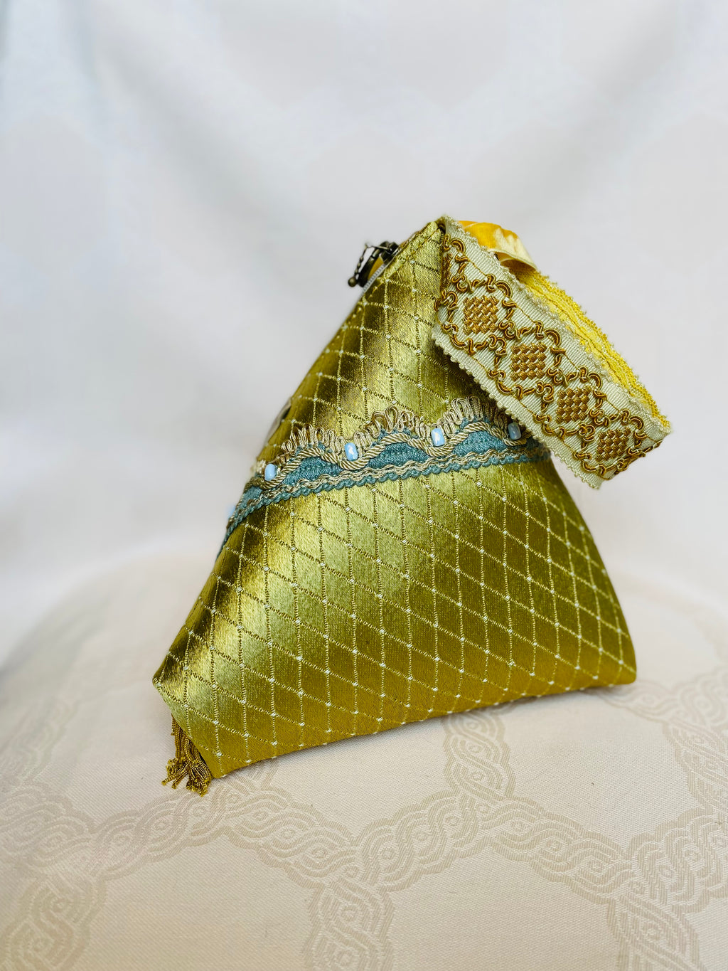 Sac Berlingot MariParis – Collection Marie-Antoinette Pièce unique artisanale Fait main en France