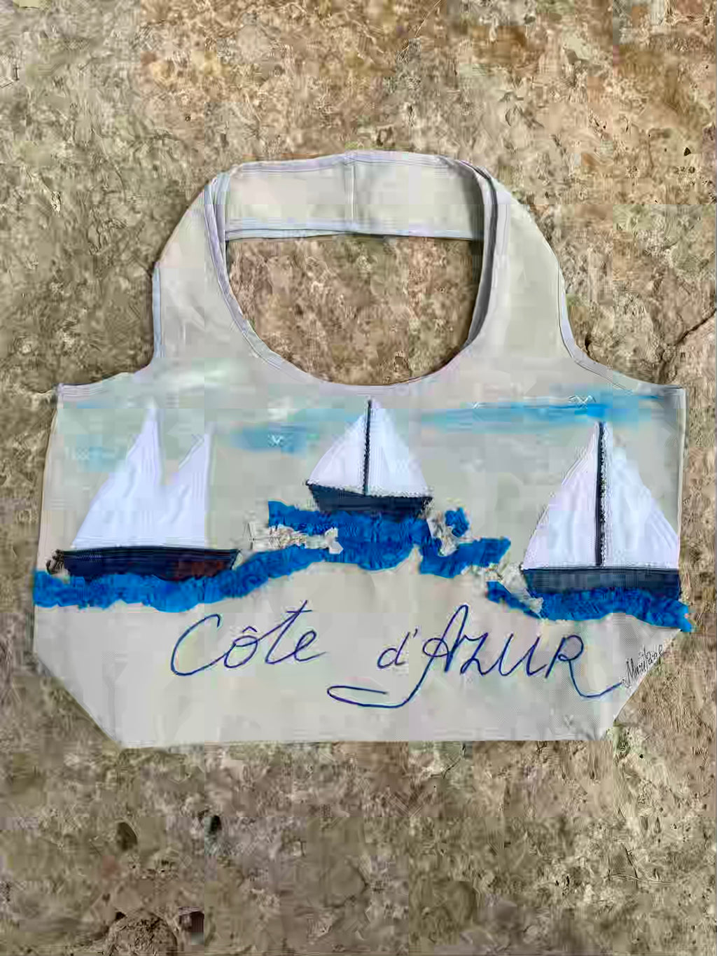 Grand Sac Cabas MariParis – Collection Trésors Marins