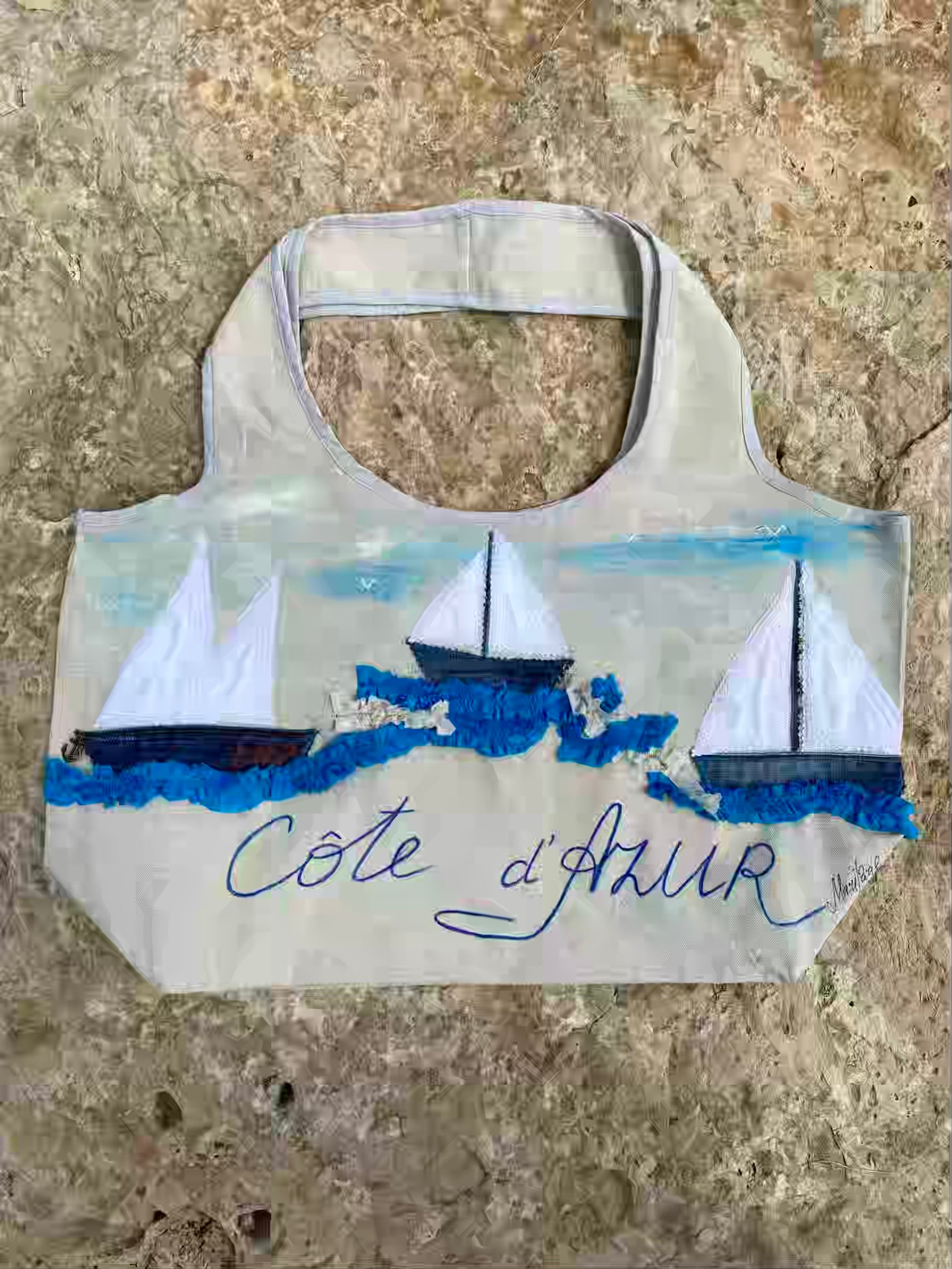 Grand Sac Cabas MariParis – Collection Trésors Marins