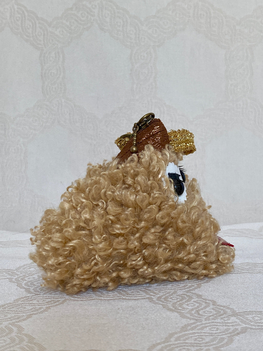 Berlingot Bouffon Bouclé Blond – Pochette Fantaisie Fait Main | MariParis