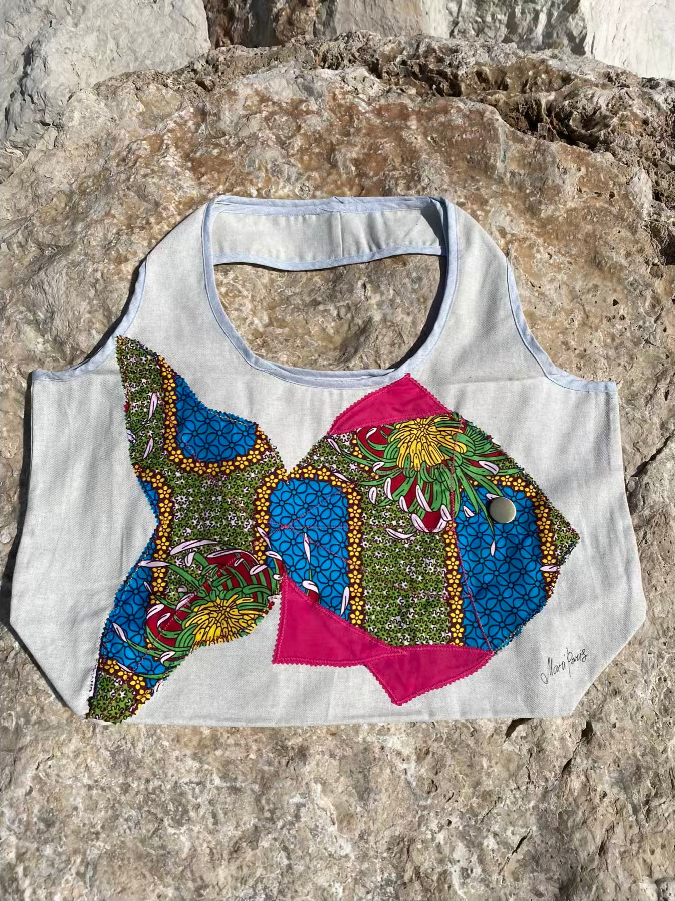 Grand Sac Cabas MariParis – Collection Trésors Marins