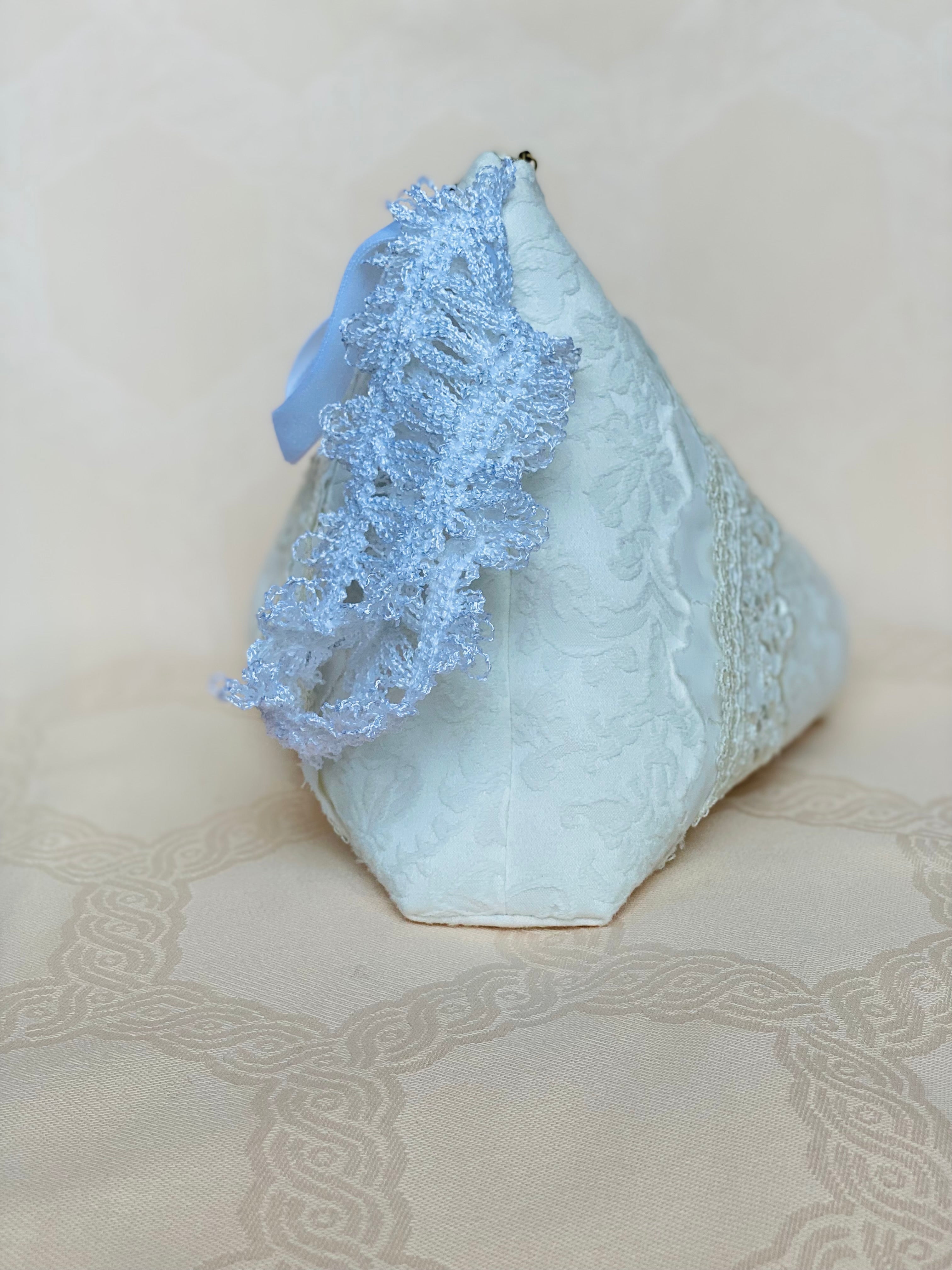 Sac Berlingot MariParis – Collection Mariage          Pièce unique artisanale Fait main en France