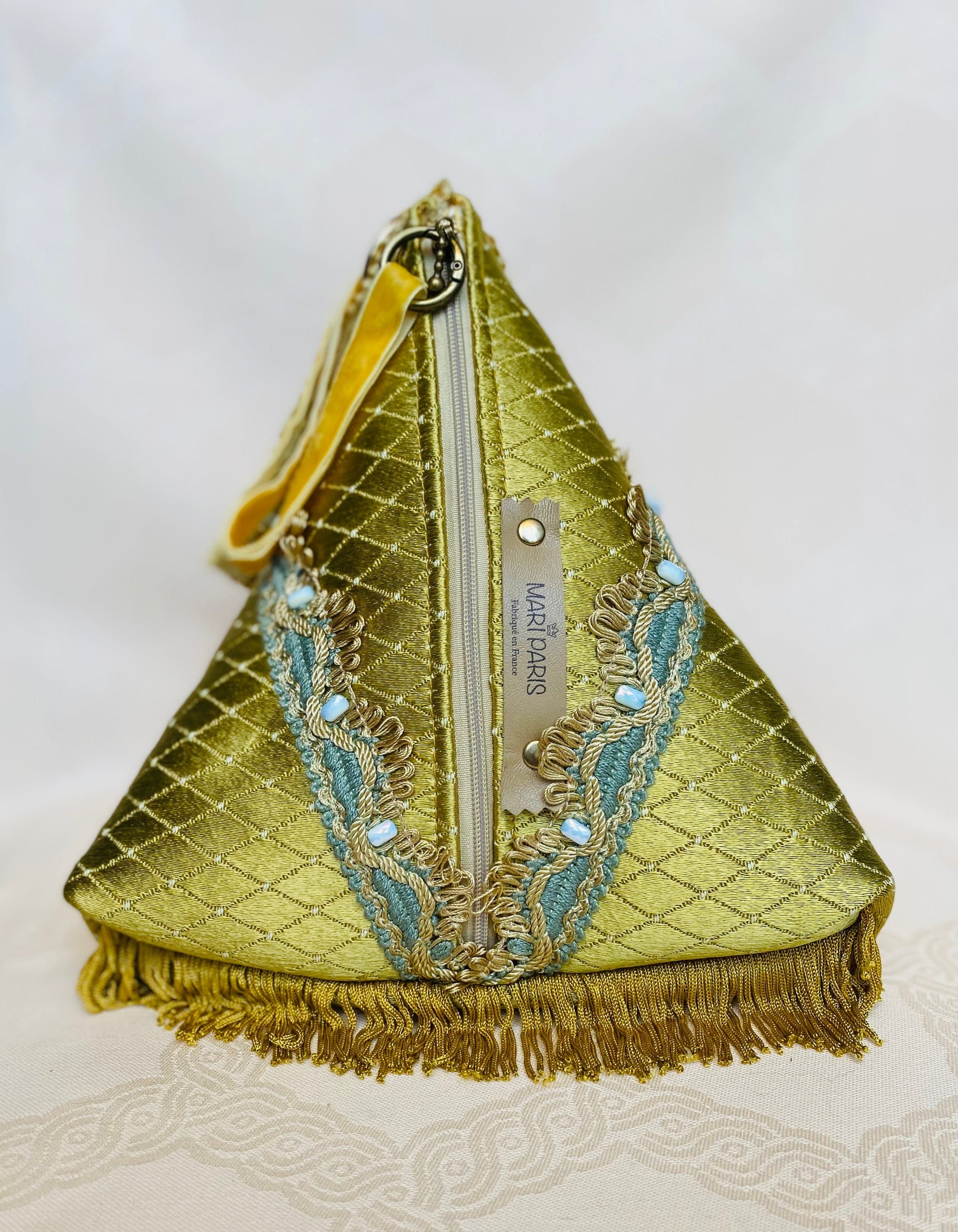 Sac Berlingot MariParis – Collection Marie-Antoinette Pièce unique artisanale Fait main en France