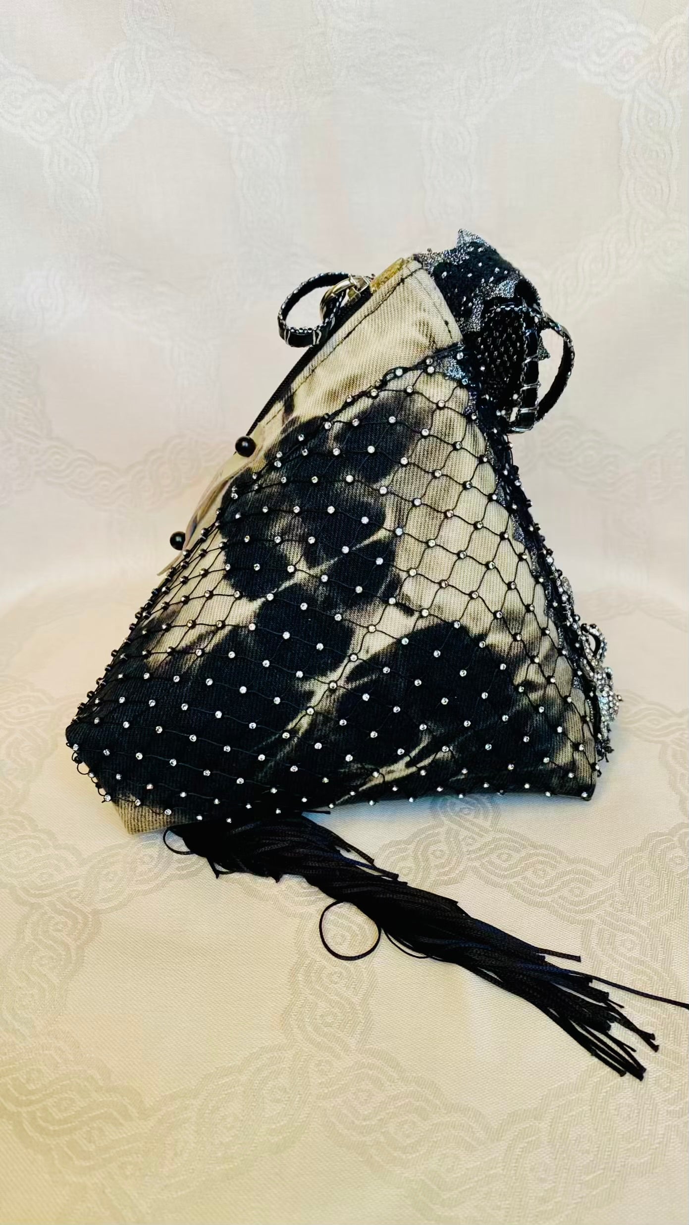 Sac Berlingot MariParis – Collection Rock&Glam     Pièce unique artisanale Fait main en France