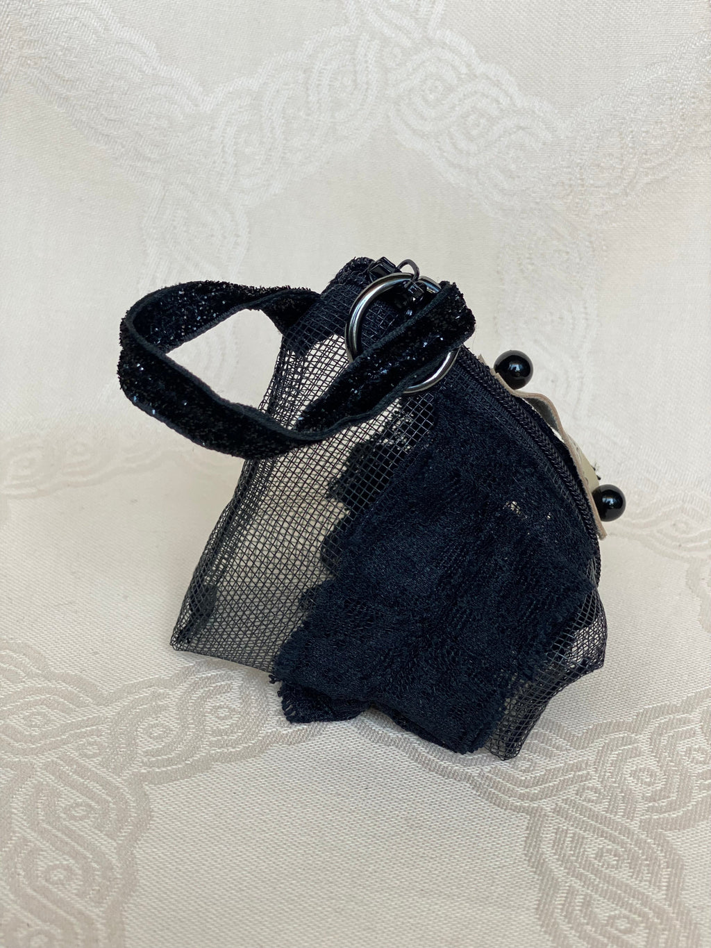 Pochette Berlingot Résille Dentelle Ceinture – Rock&Glam MariParis