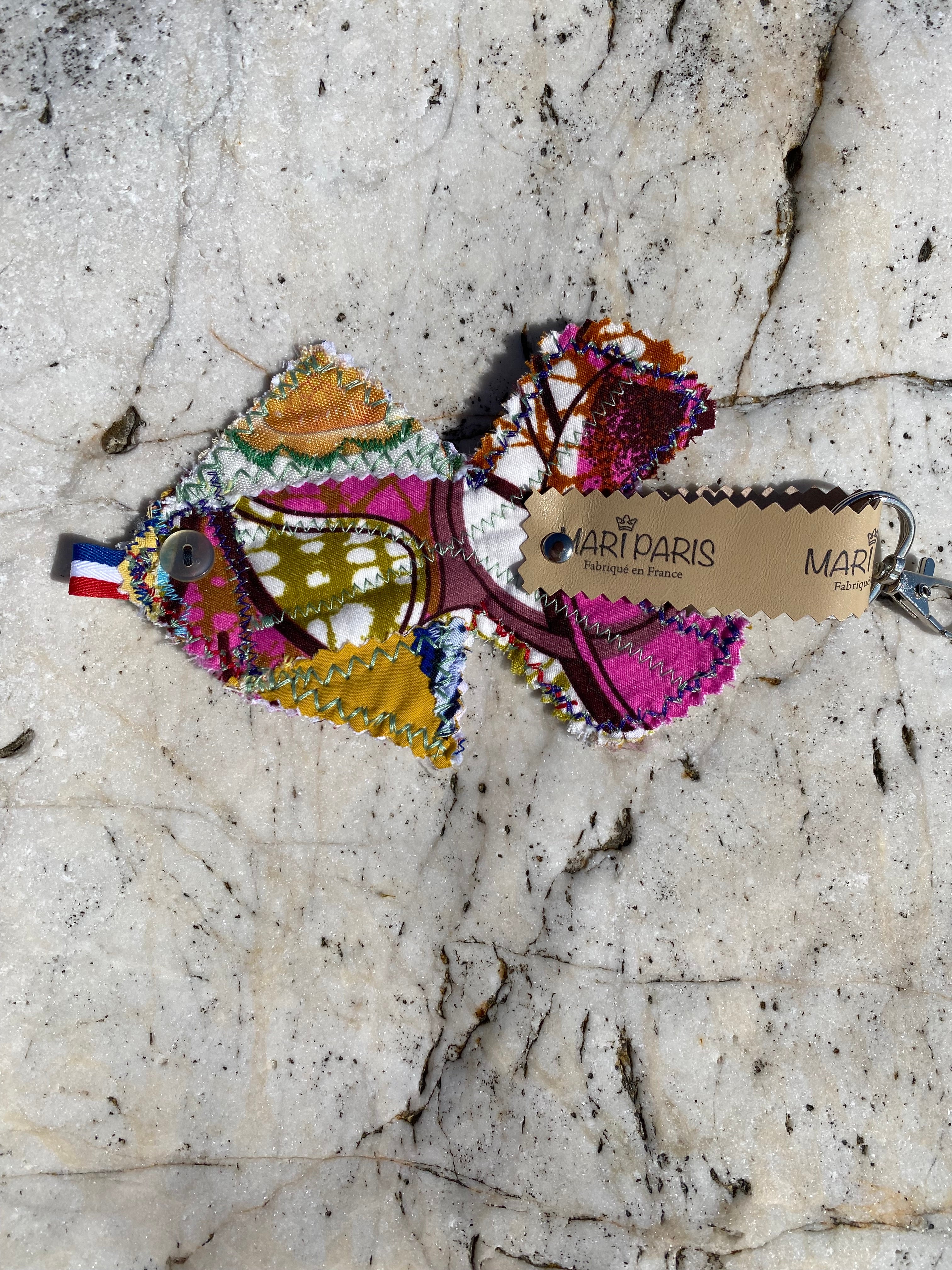 Porte-clés / Bijou de sac MariParis – Collection Trésors Marins