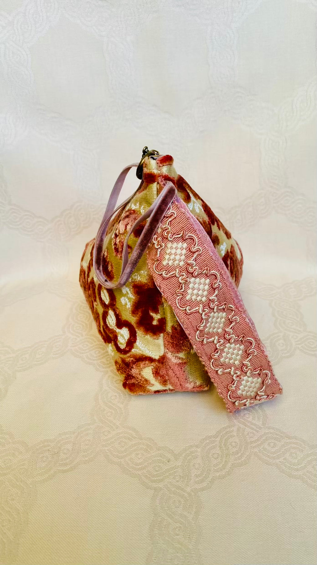 Sac Berlingot MariParis – Collection Marie-Antoinette Pièce unique artisanale Fait main en France