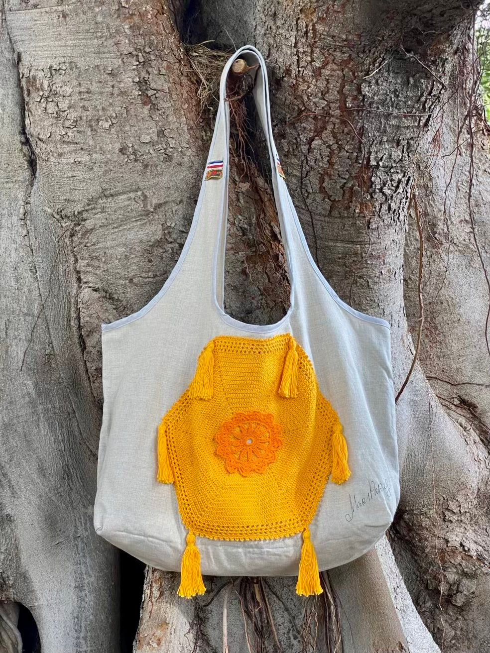 Grand Sac Cabas Soleil – Collection Jardin Impérial