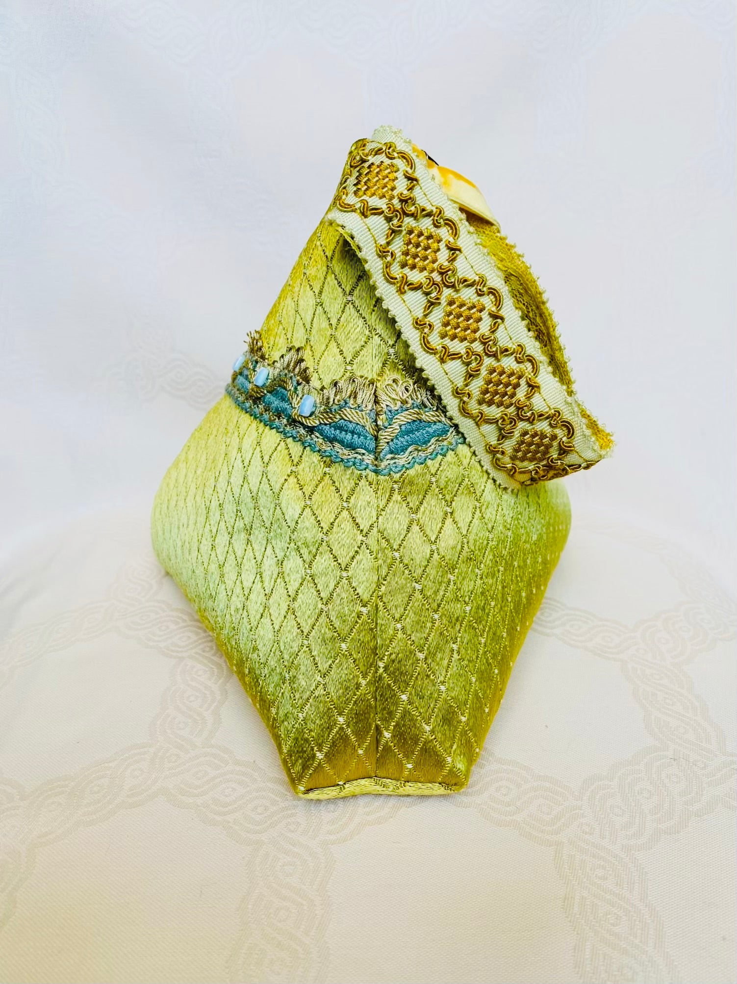 Sac Berlingot MariParis – Collection Marie-Antoinette Pièce unique artisanale Fait main en France