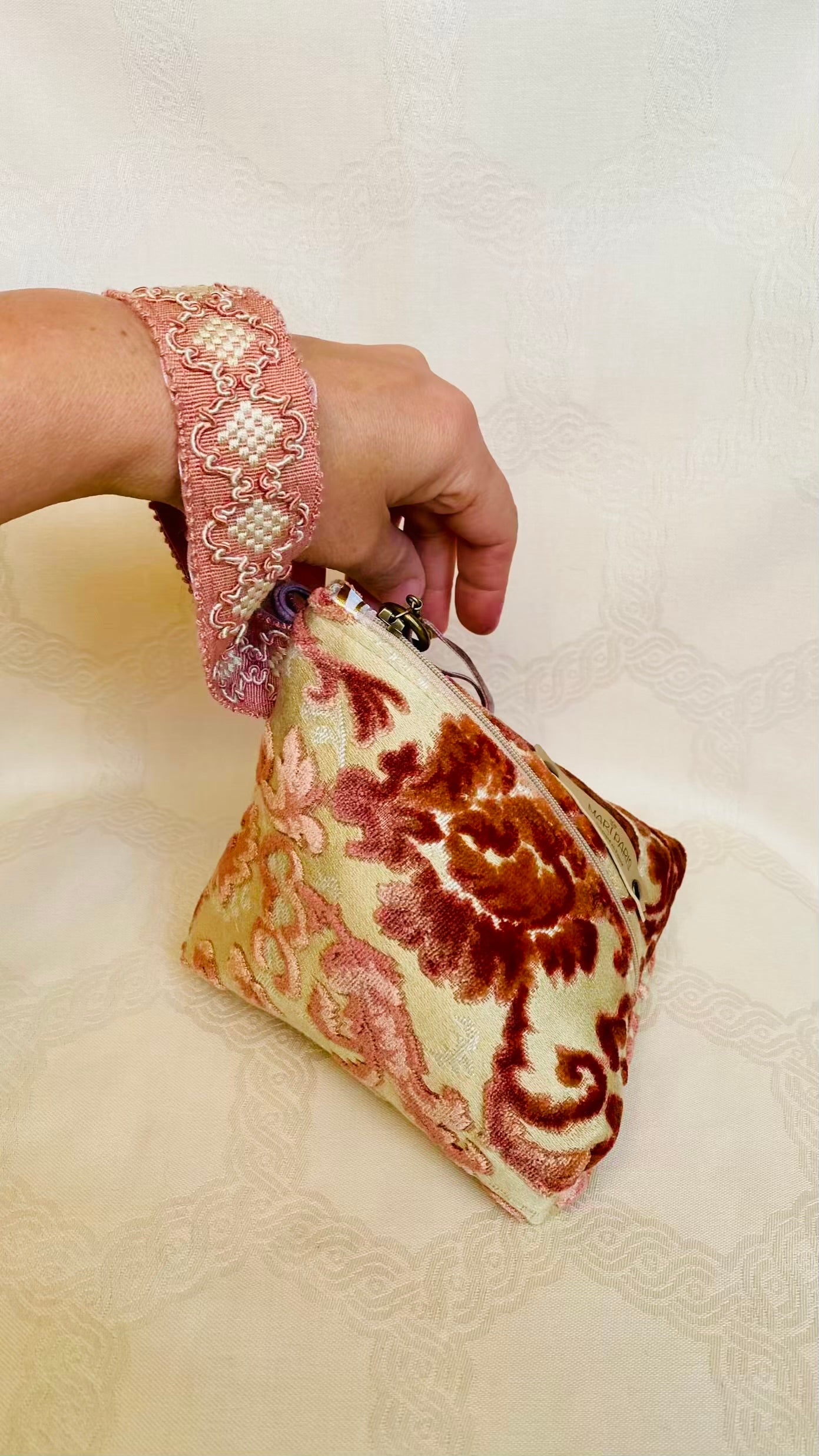 Sac Berlingot MariParis – Collection Marie-Antoinette Pièce unique artisanale Fait main en France