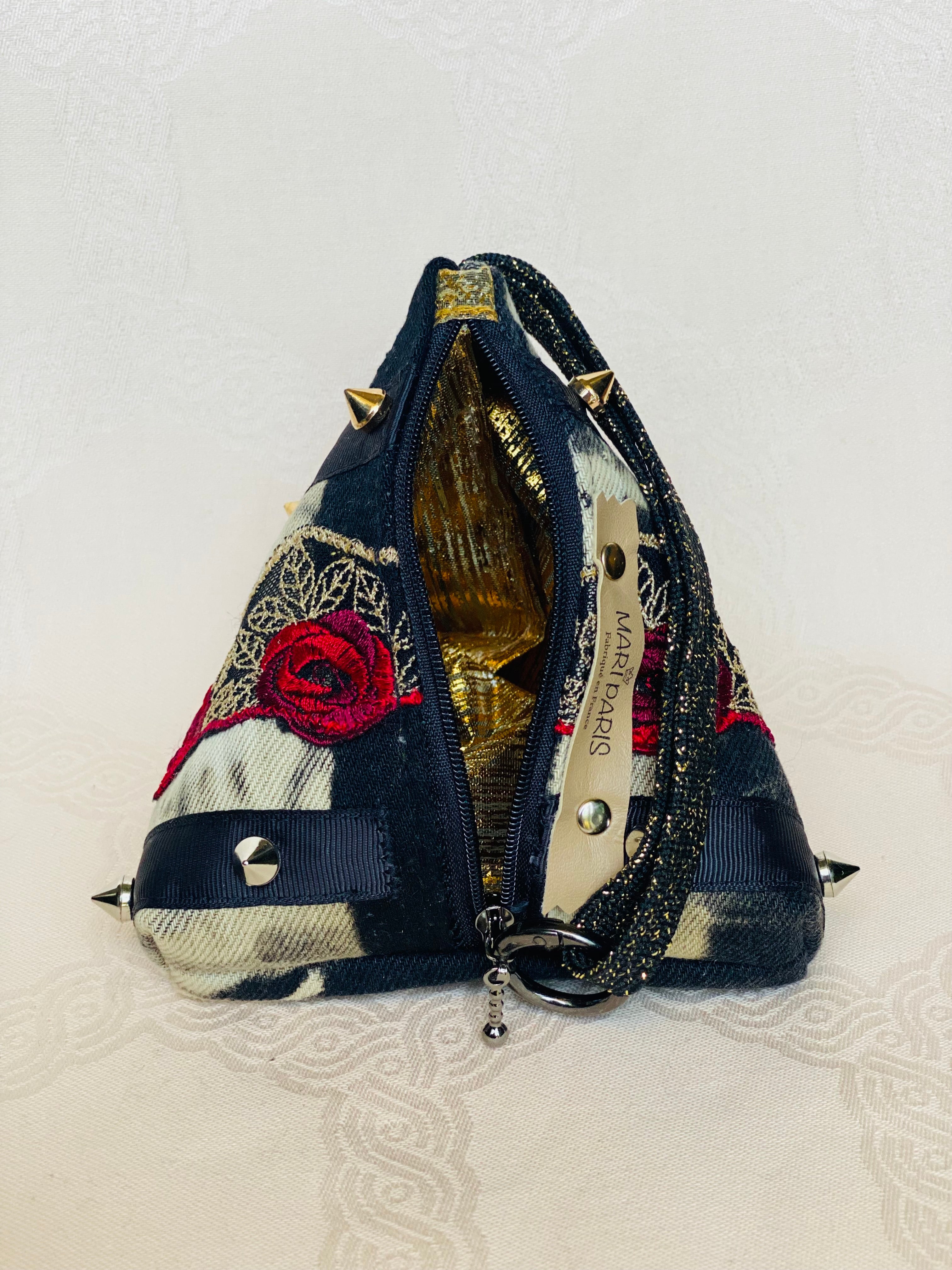 Sac Berlingot MariParis – Collection Les Essentiels Pièce unique artisanale Fait main en France