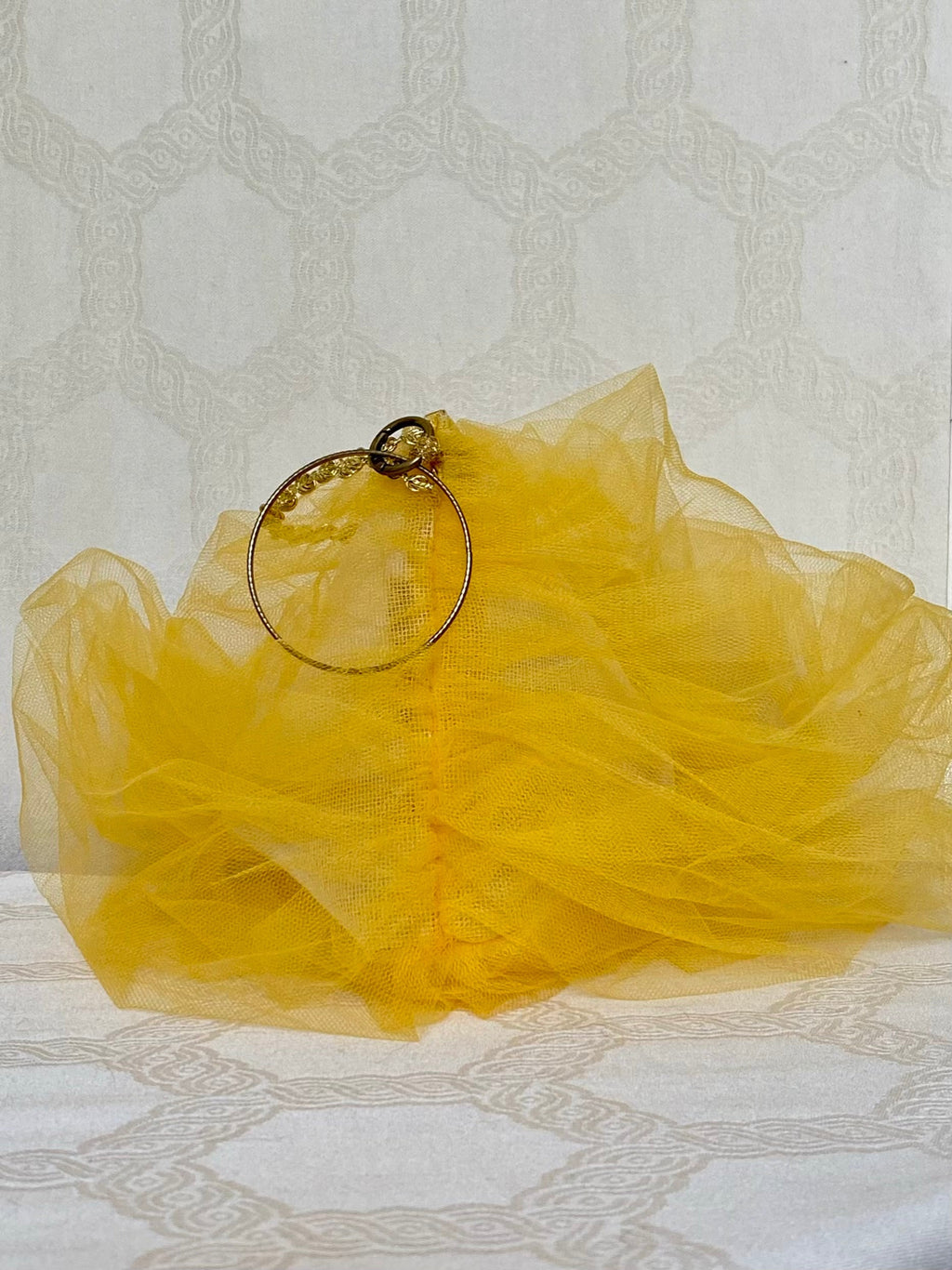 Sac Berlingot Tulle Jaune Soleil – Collection Venise | MariParis