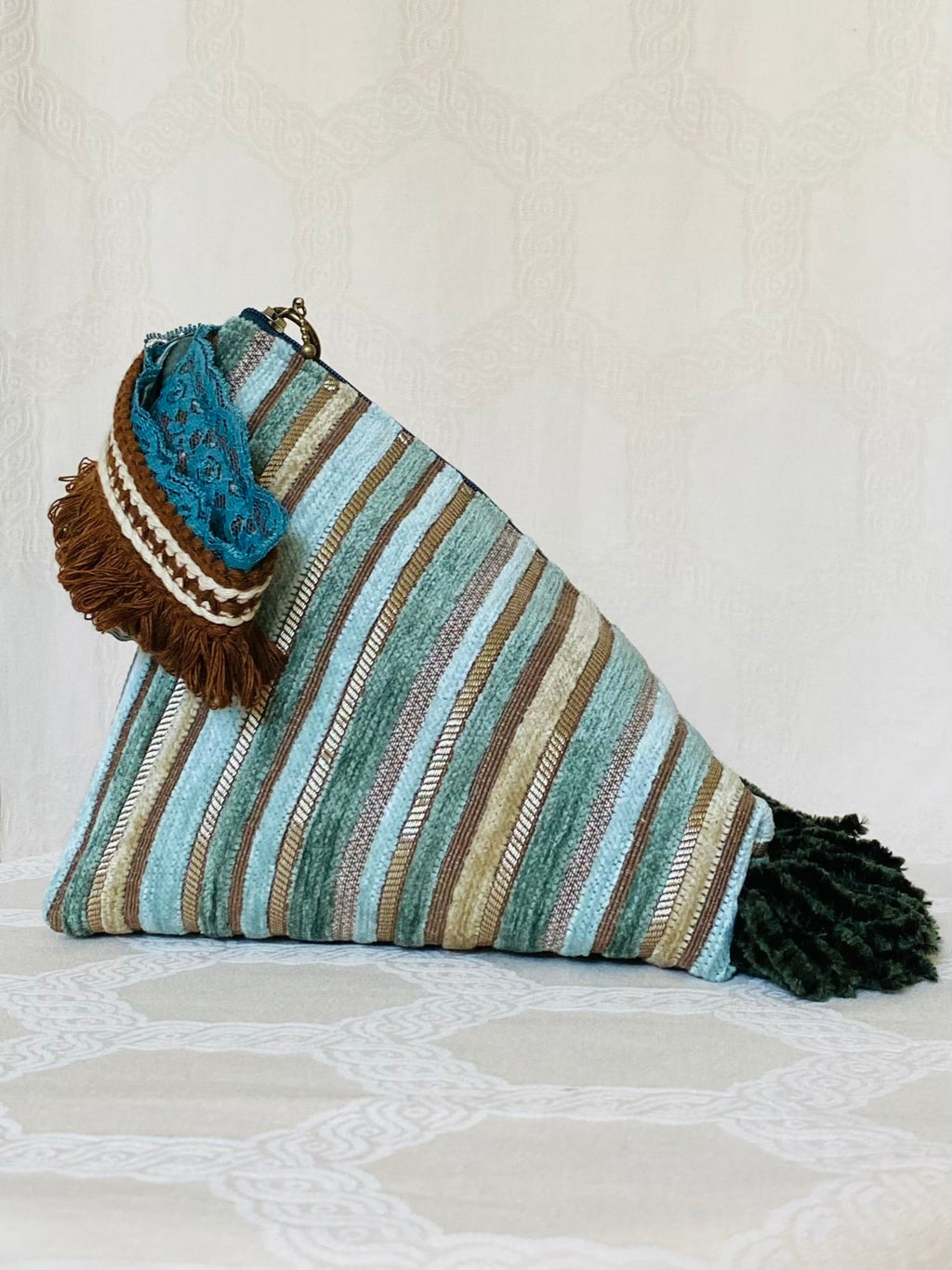 Berlingot Les Années Folles – Bleu Turquoise & Franges