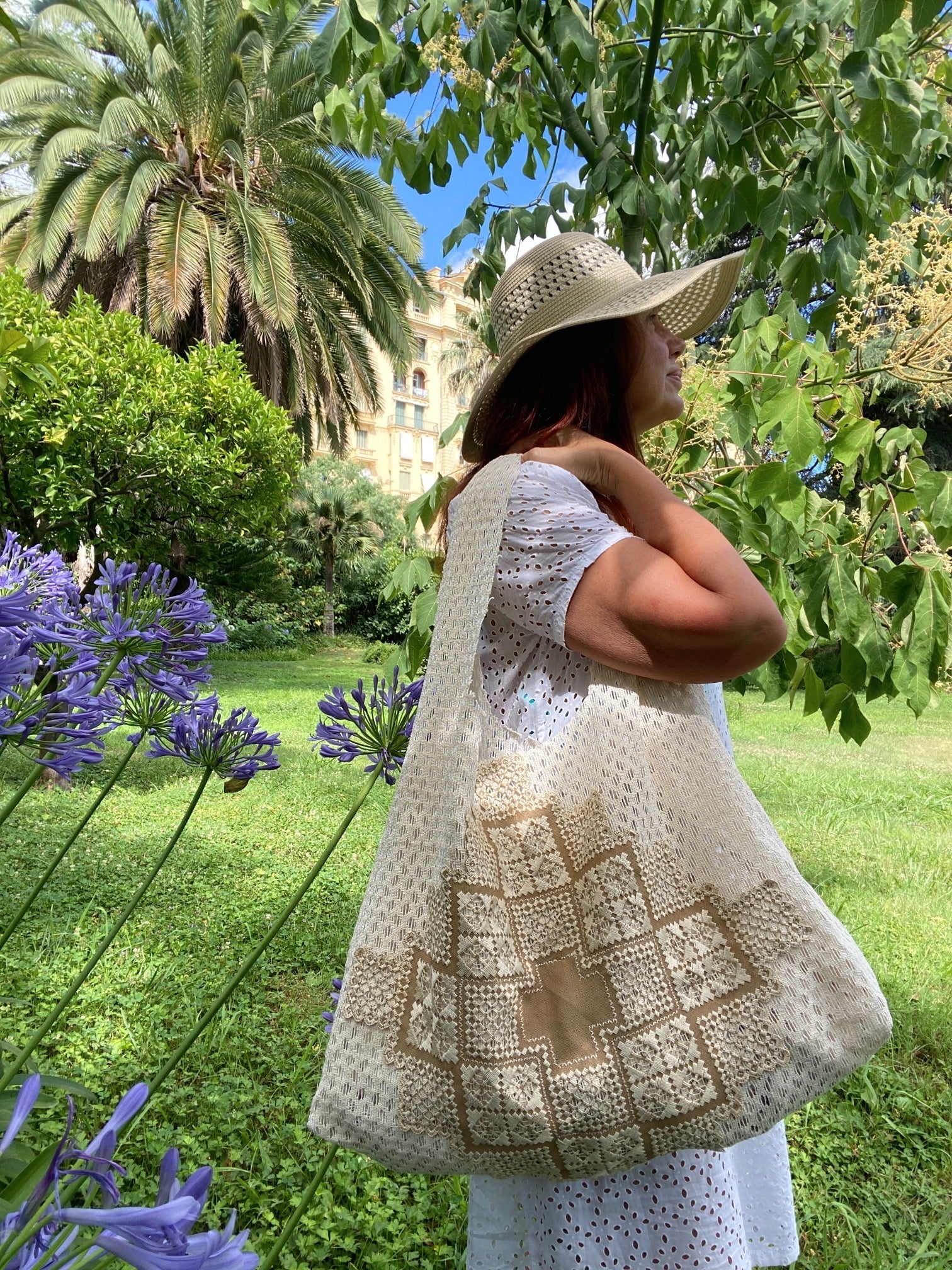 Grand Sac Cabas MariParis – Collection Jardin Impérial